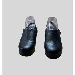 Sbicca Womens Black Synthetic Professional Clogs Slip-On Comfort Shoes Size 7W